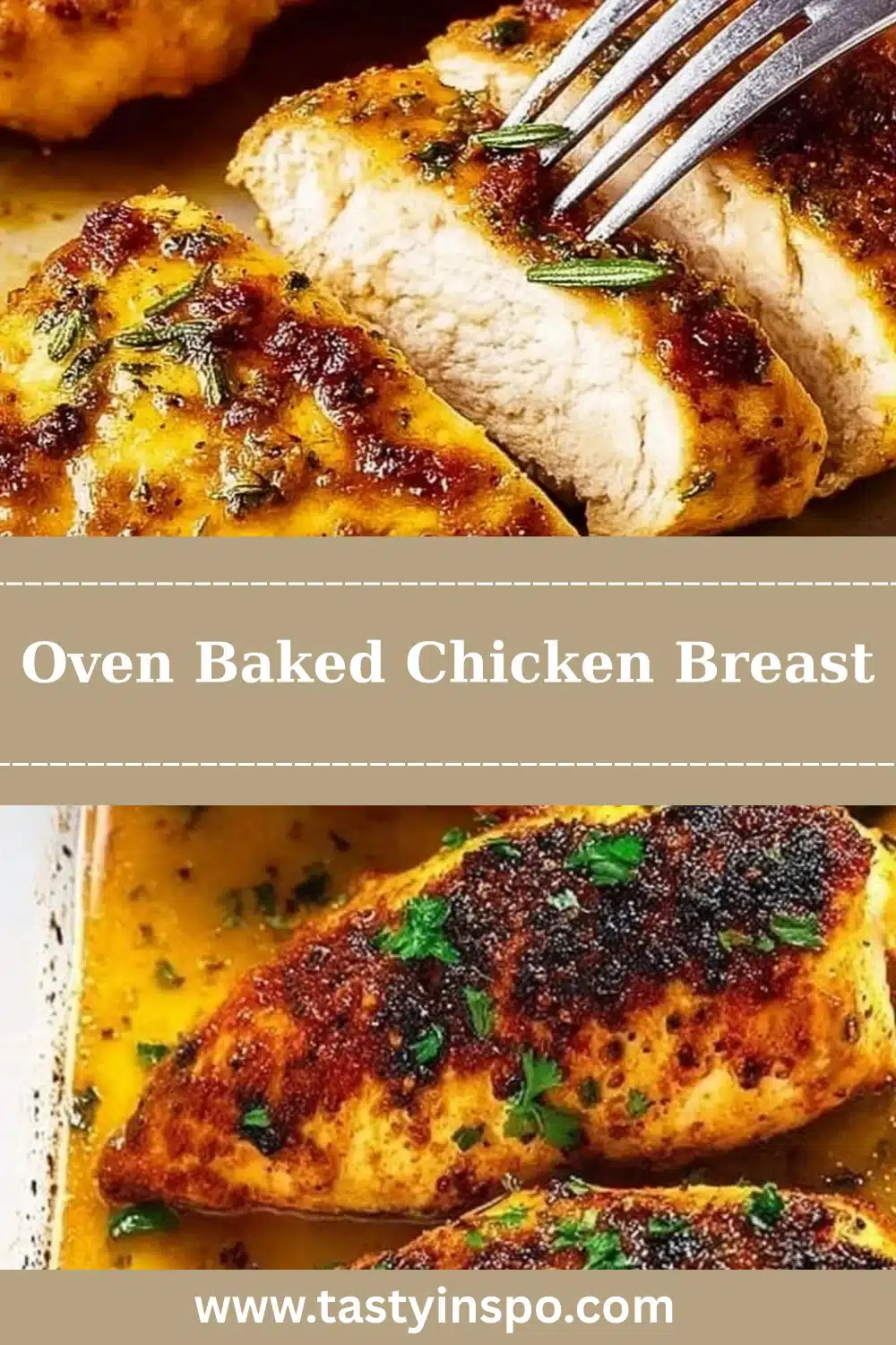 Easy Oven Baked Chicken Breast (Ready in 25 Minutes) 3 Oven Baked Chicken Breast