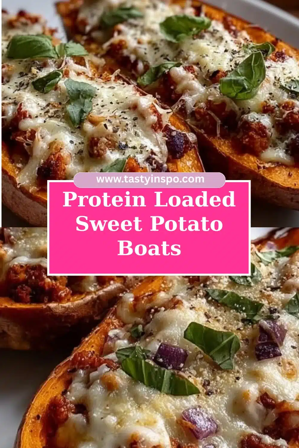 Protein Loaded Sweet Potato Boats