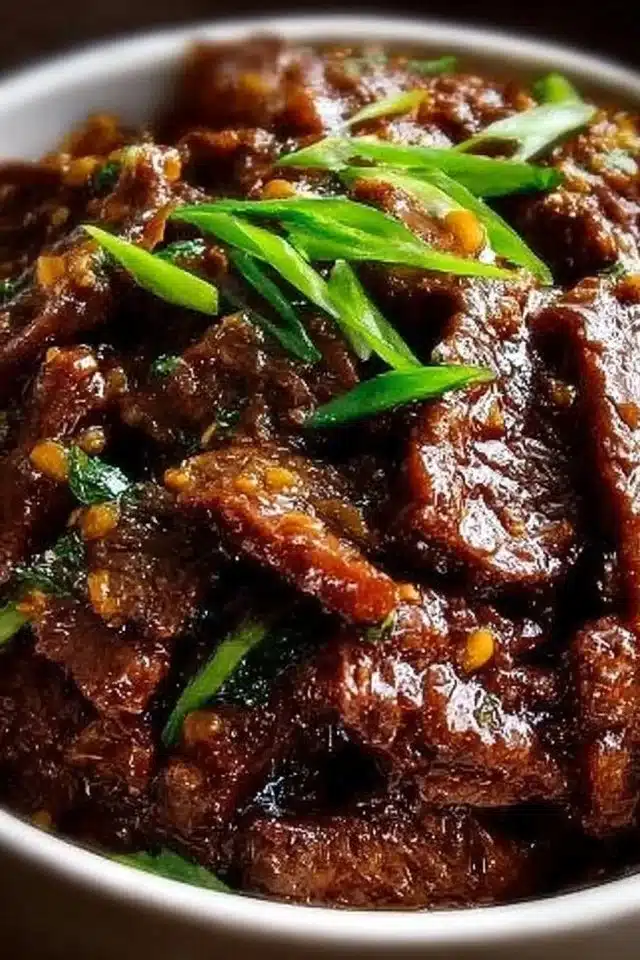 Slow Cooker Mongolian Beef