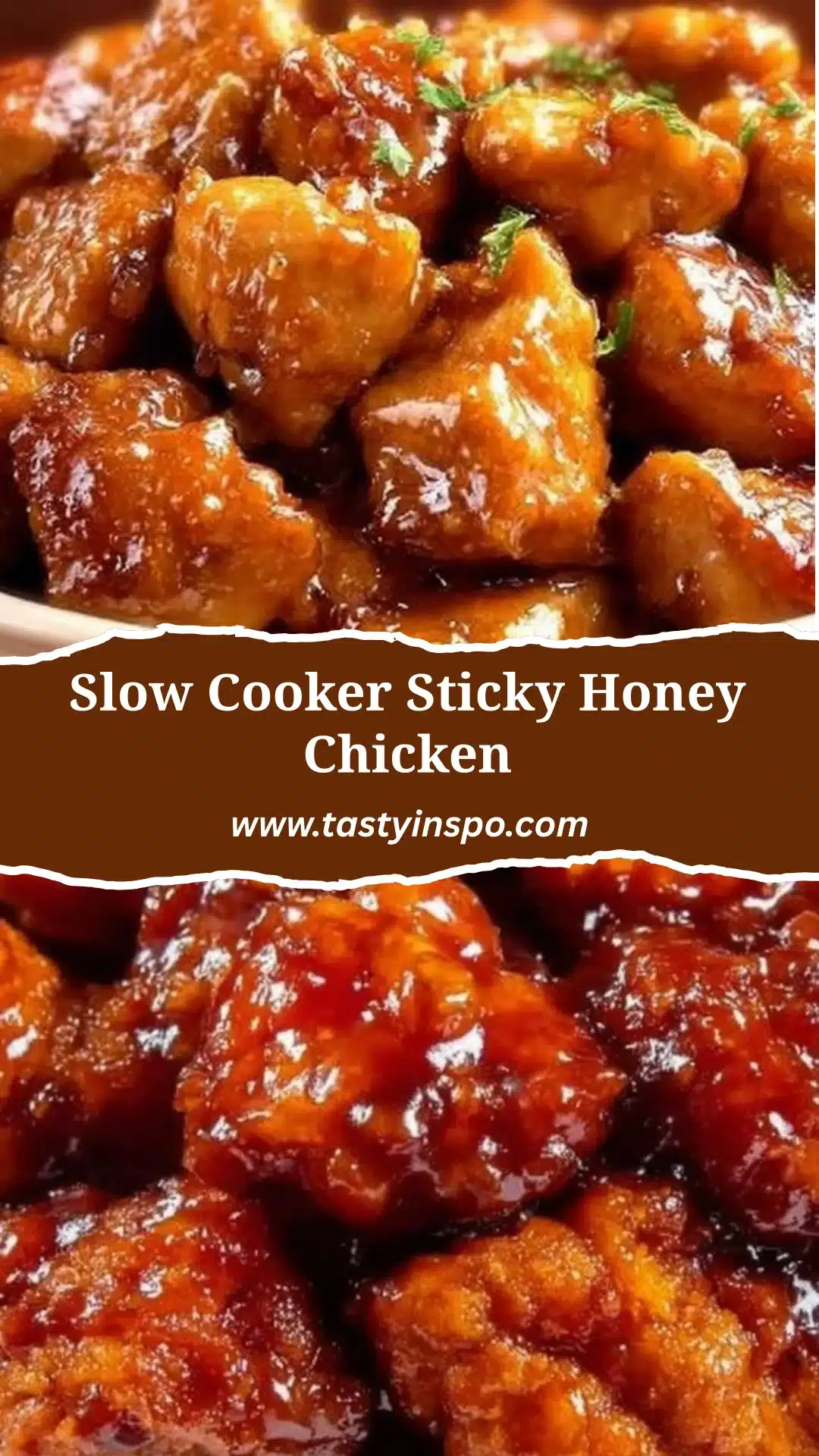 Slow Cooker Sticky Honey Chicken (Easy Dump-and-Go) 3 Slow Cooker Sticky Honey Chicken