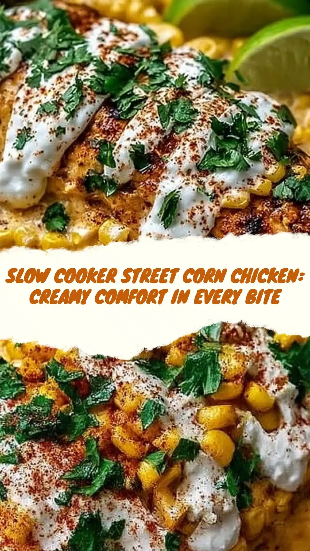 Slow Cooker Street Corn Chicken — Creamy, Cheesy, and Easy 3 Slow Cooker Street Corn Chicken: Creamy Comfort in Every Bite