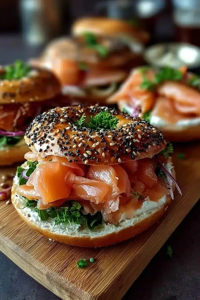 Smoked Salmon Bagel