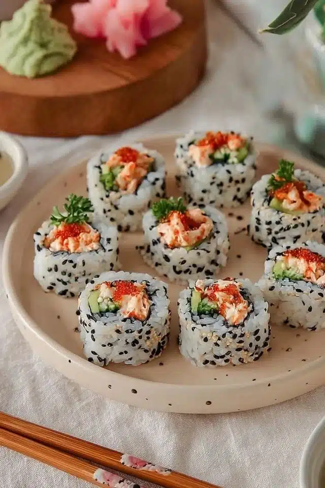 Spicy Crab Sushi