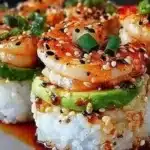 Spicy Shrimp Sushi Stacks (Easy No-Roll Sushi!) 4 spicy shrimp sushi stacks 2026 02 25 151932 1024x574 1