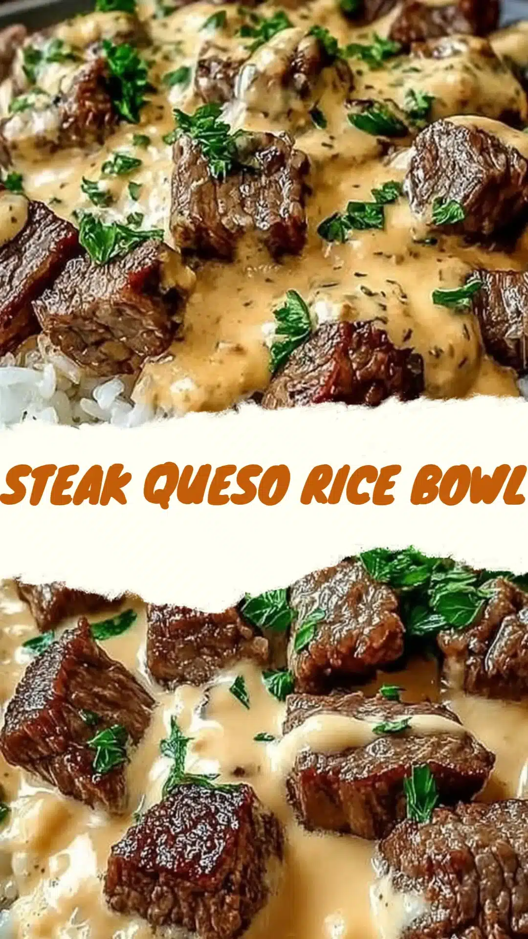 Steak Queso Rice Bowl