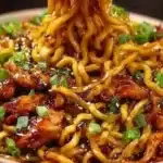 Easy Sticky Garlic Chicken Noodles (Ready in 20 Minutes) 4 sticky garlic chicken noodles 2026 02 13 144830 1024x574 1