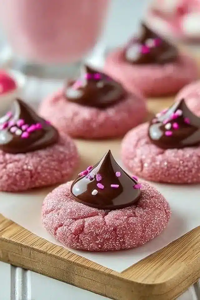Strawberry Kiss Cookies