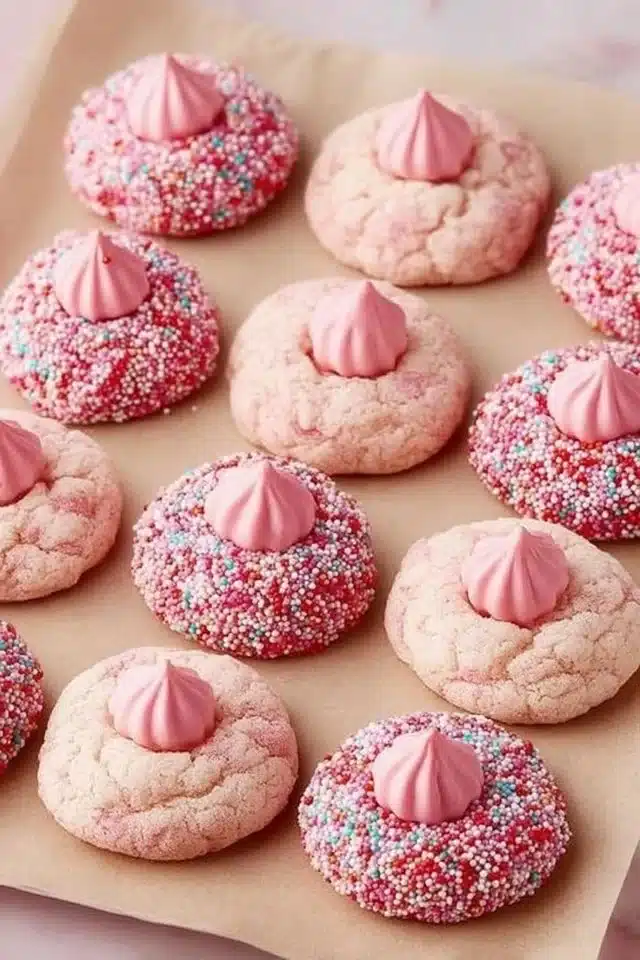 Strawberry Kiss Cookies – Amazing Soft Valentine’s Delight 2 Strawberry Kiss Cookies – Amazing Soft Valentine’s Delight