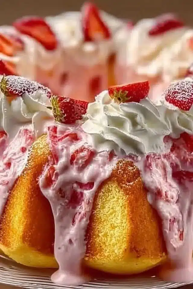 Strawberry Milkshake Pound Cake: The Best Easy Recipe Ever 2 Strawberry Milkshake Pound Cake: The Best Easy Recipe Ever