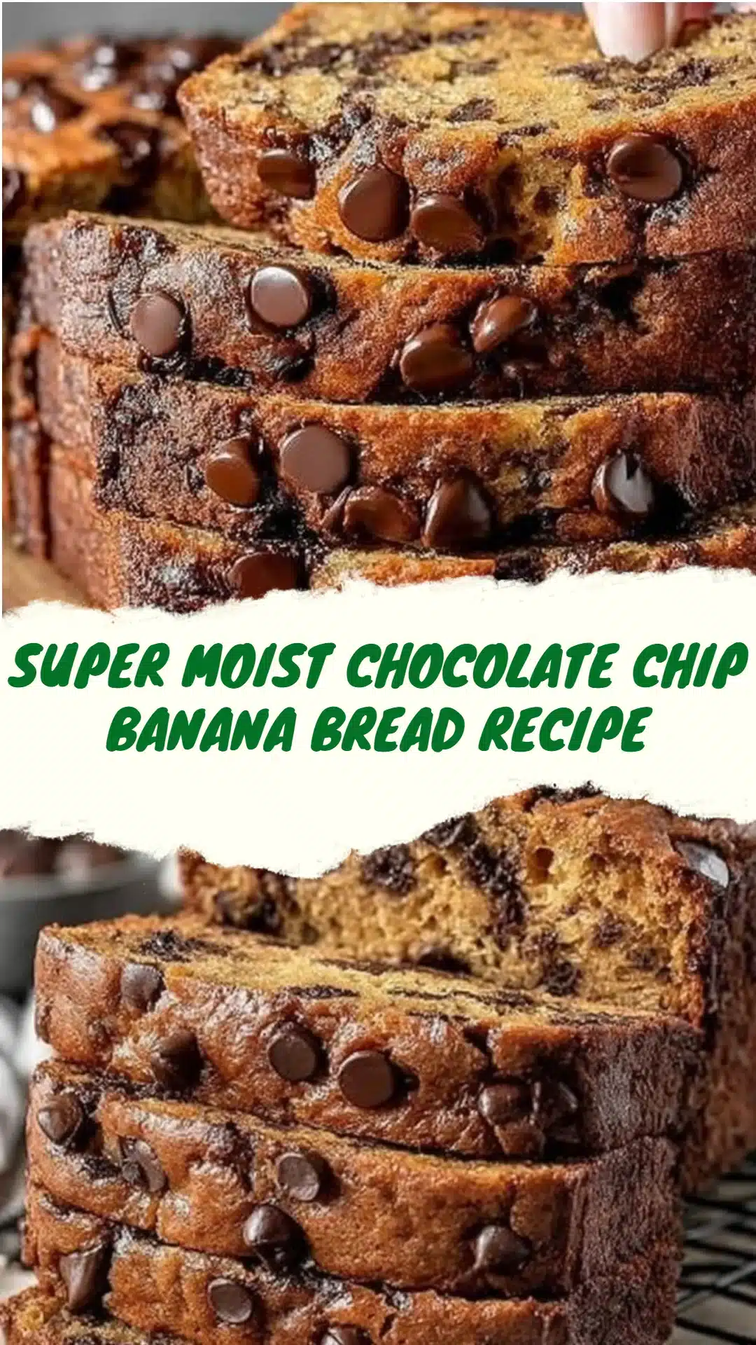 Easy Super Moist Chocolate Chip Banana Bread (One-Bowl) 3 Super Moist Chocolate Chip Banana Bread Recipe