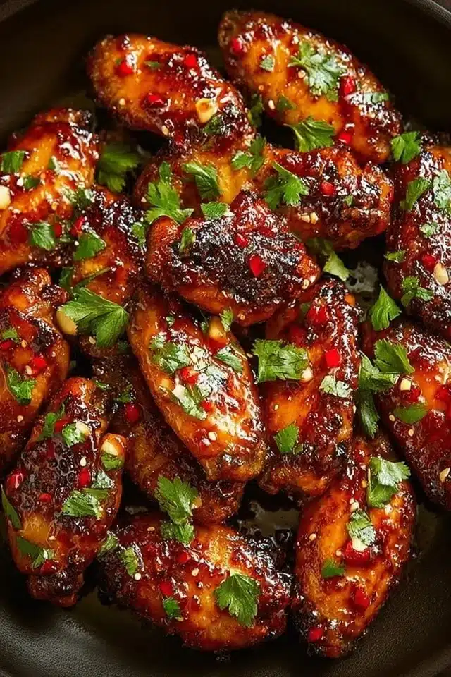 Sweet and Spicy Chicken Wings (Easy Game Day Wings) 2 Sweet and Spicy Chicken Wings