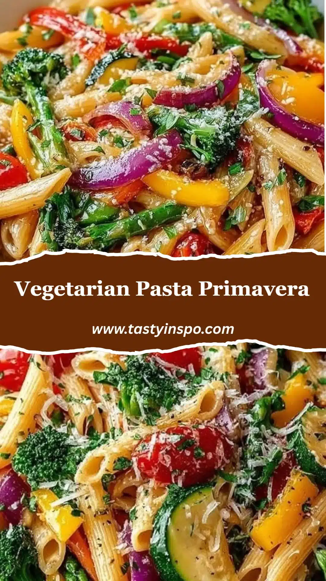 Vegetarian Pasta Primavera (Fresh, Colorful & Easy!) 3 Vegetarian Pasta Primavera