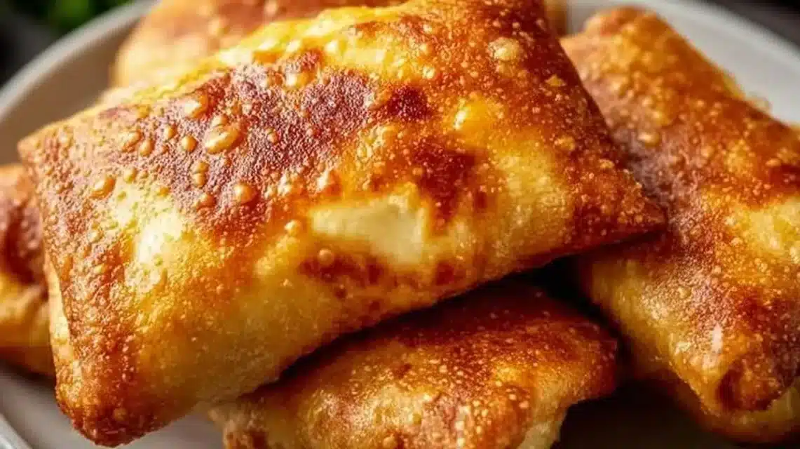 Delicious beef and cheese chimichangas served with salsa