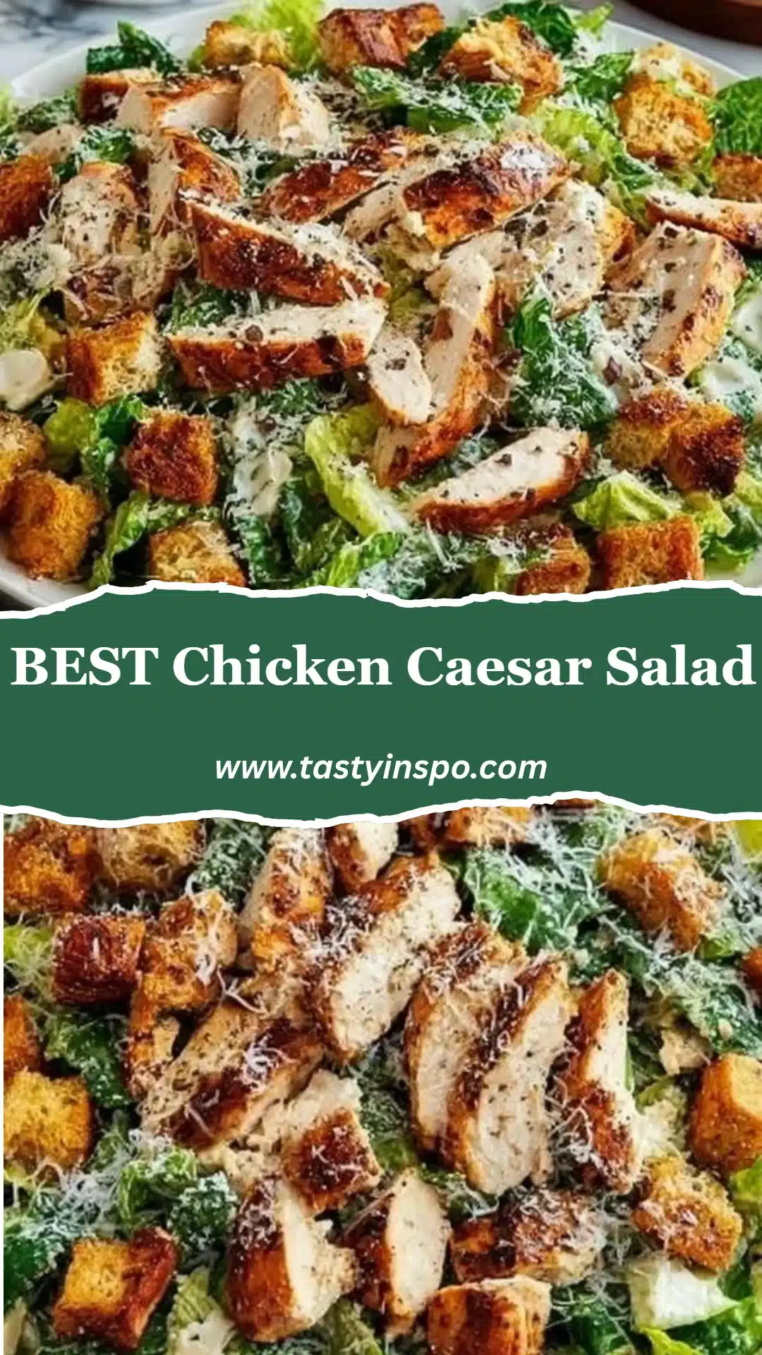 Best Chicken Caesar Salad for a Fresh Protein Packed Meal 3 BEST Chicken Caesar Salad