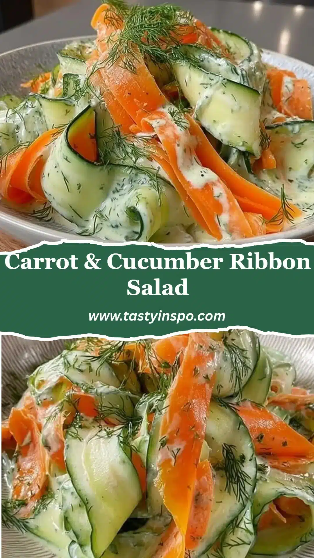 Carrot & Cucumber Ribbon Salad