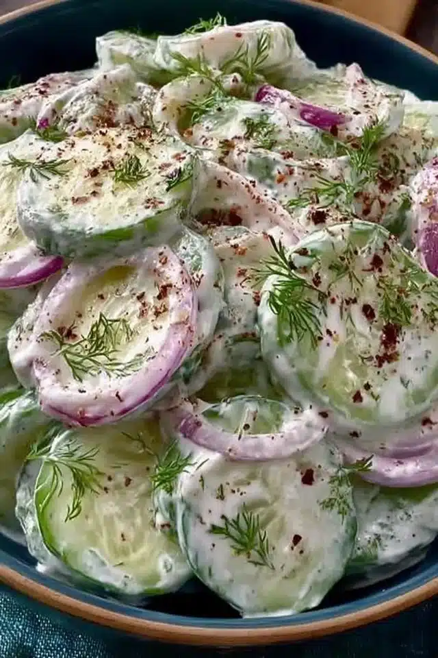 Creamy Cucumber Salad