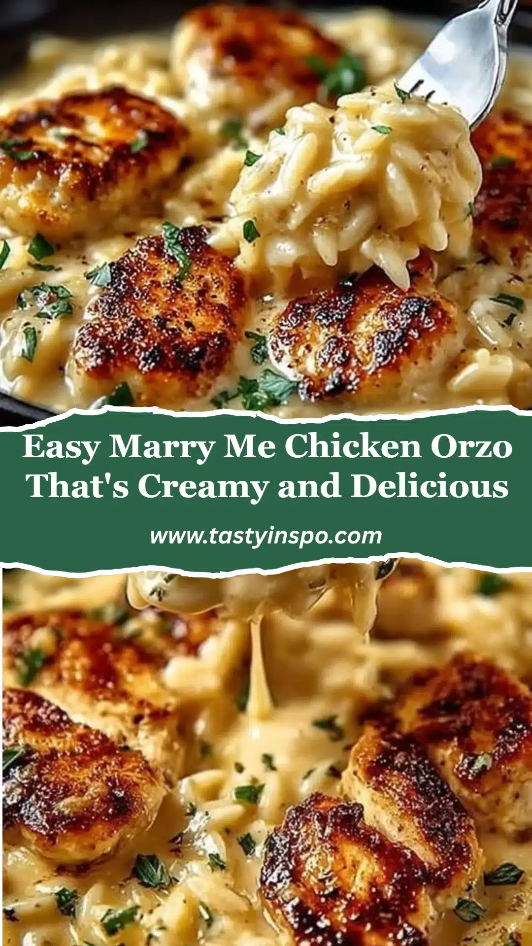 Easy Marry Me Chicken Orzo That's Creamy and Delicious