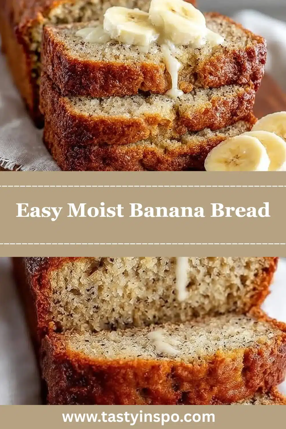 Easy Moist Banana Bread