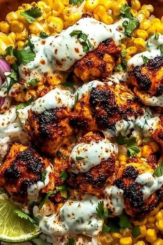 The Best Easy Street Corn Chicken Bowl for Busy Weeknights 2 Easy Street Corn Chicken Bowl