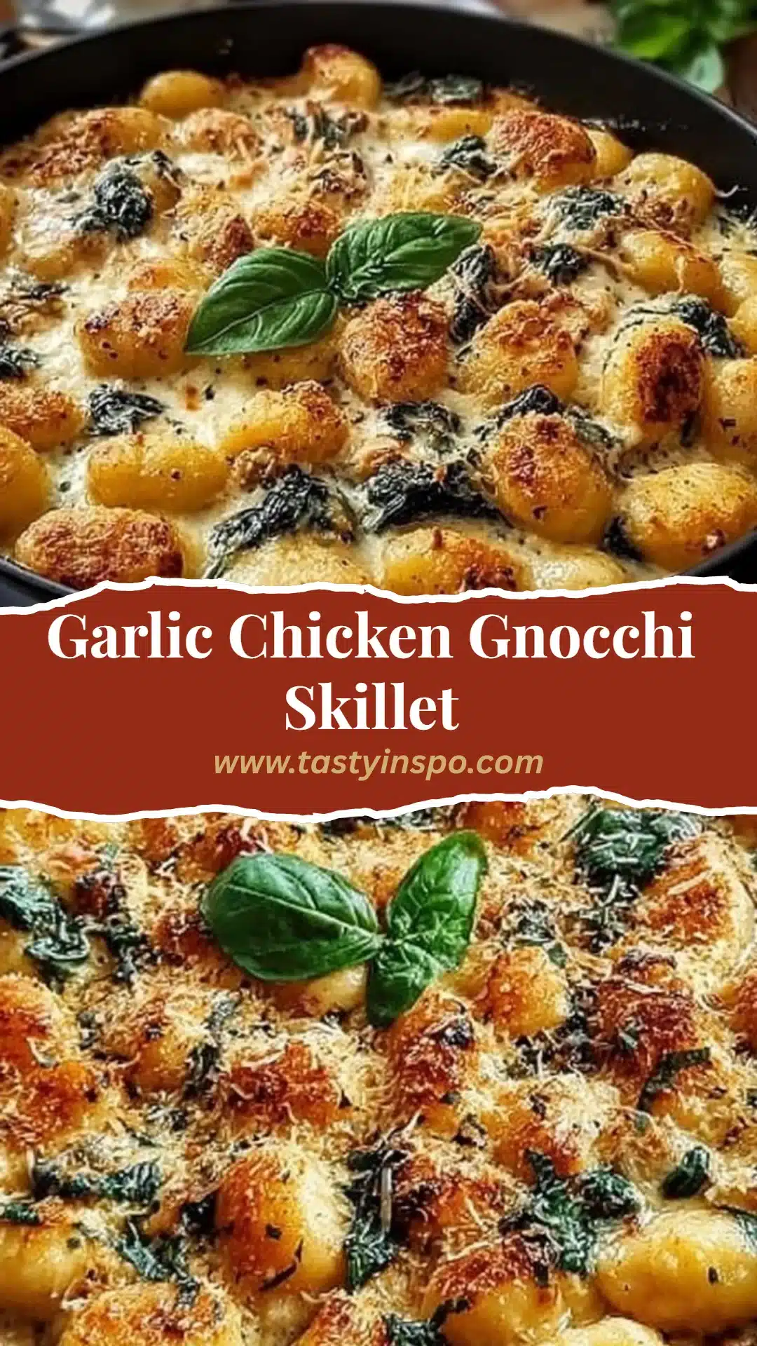 Garlic Chicken Gnocchi Skillet