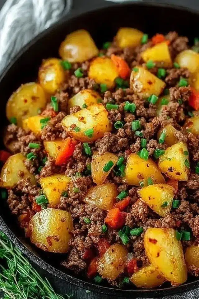 Ground Beef and Potatoes