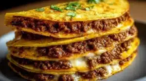 Ground Beef Baked Tacos Easy Dinner Everyone Will Love Ground beef baked tacos with toppings ready to serve