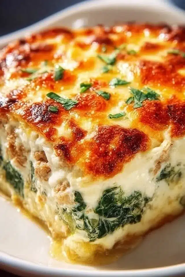 High Protein Ground Turkey Casserole (Easy, Cheesy, Family-Favorite) 2 High Protein Ground Turkey Casserole (Easy, Cheesy, Family-Favorite)