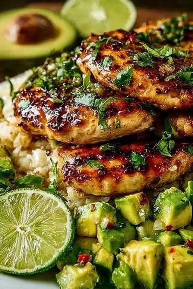 Honey Lime Chicken Avocado: A Quick & Refreshing Delight