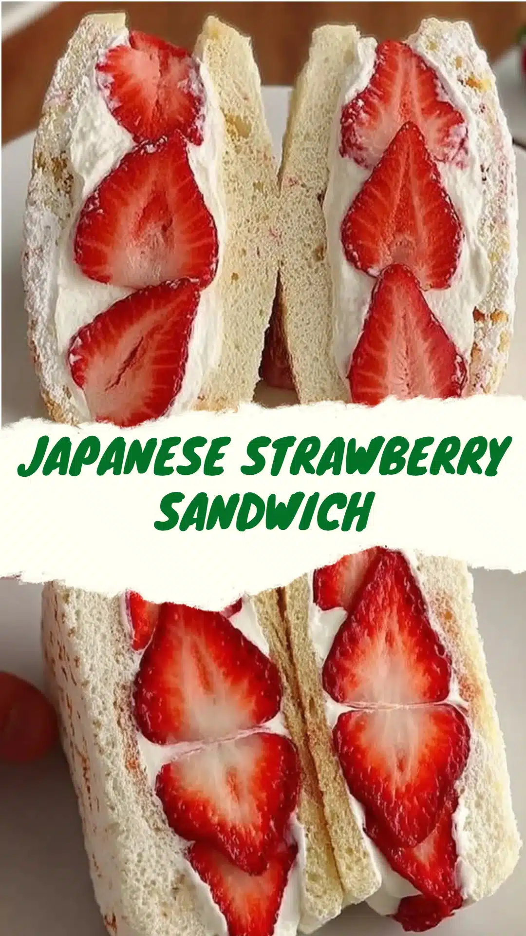 Easy Japanese Strawberry Sandwich Recipe 3 Japanese Strawberry Sandwich