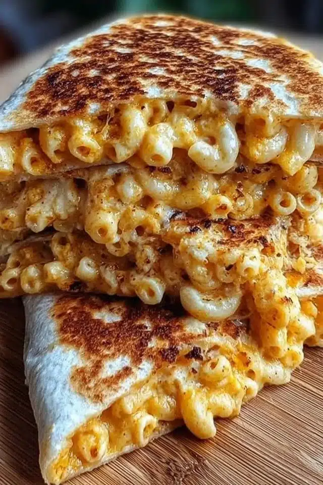 Mac and Cheese Quesadillas