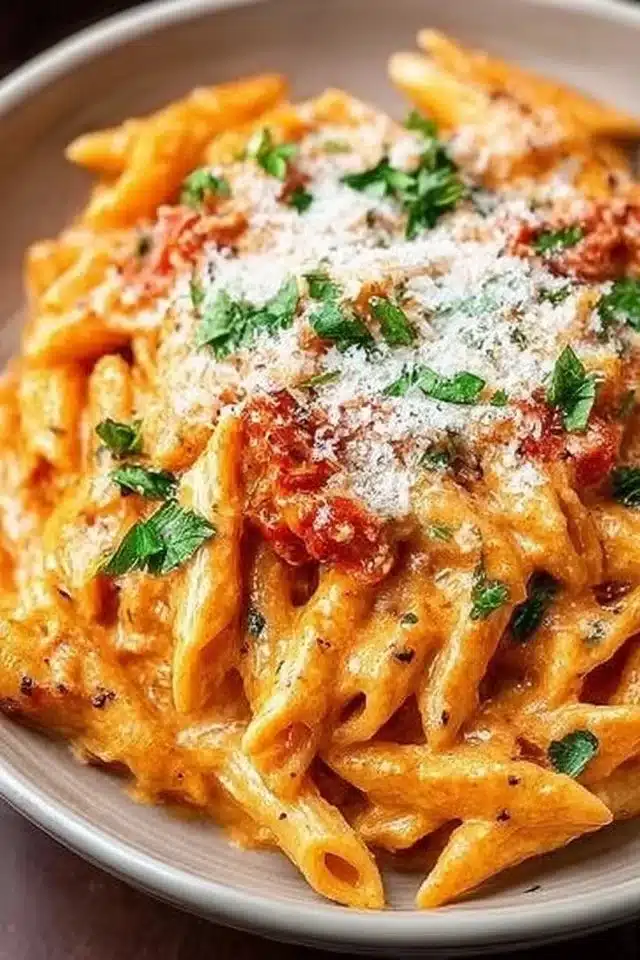 Quick Creamy Tomato Garlic Pasta That'll Wow Your Taste Buds 2 Quick Creamy Tomato Garlic Pasta That'll Wow Your Taste Buds