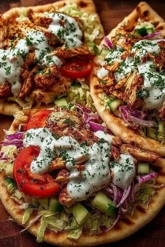 Sheet Pan Chicken Pitas with Crunchy Fresh Herb Slaw 2 Sheet Pan Chicken Pitas with Fresh Herb Ranch Slaw