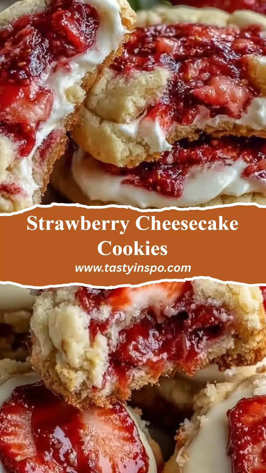Strawberry Cheesecake Cookies