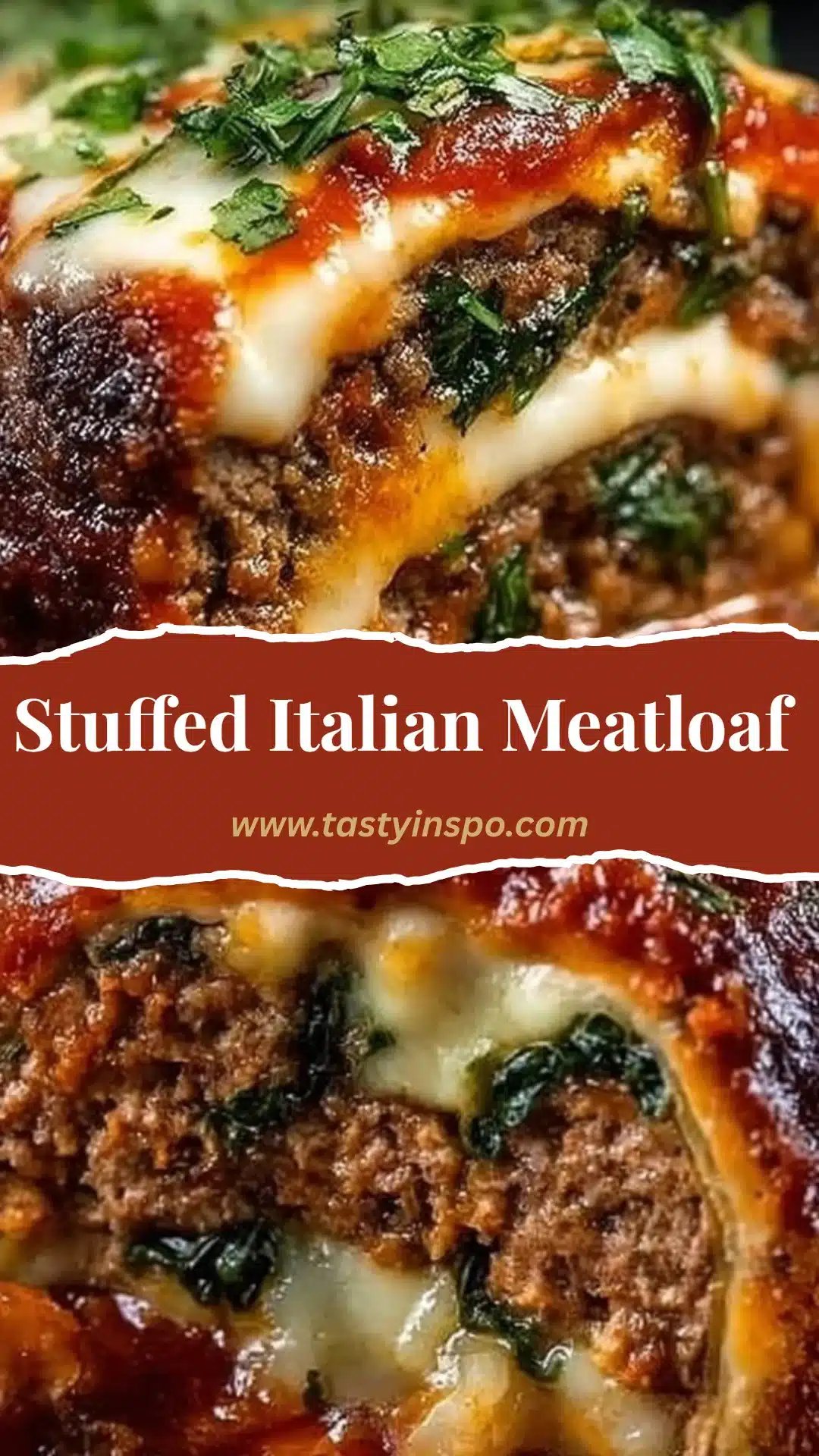 Stuffed Italian Meatloaf for an Easy Comfort Food Dinner 3 Stuffed Italian Meatloaf