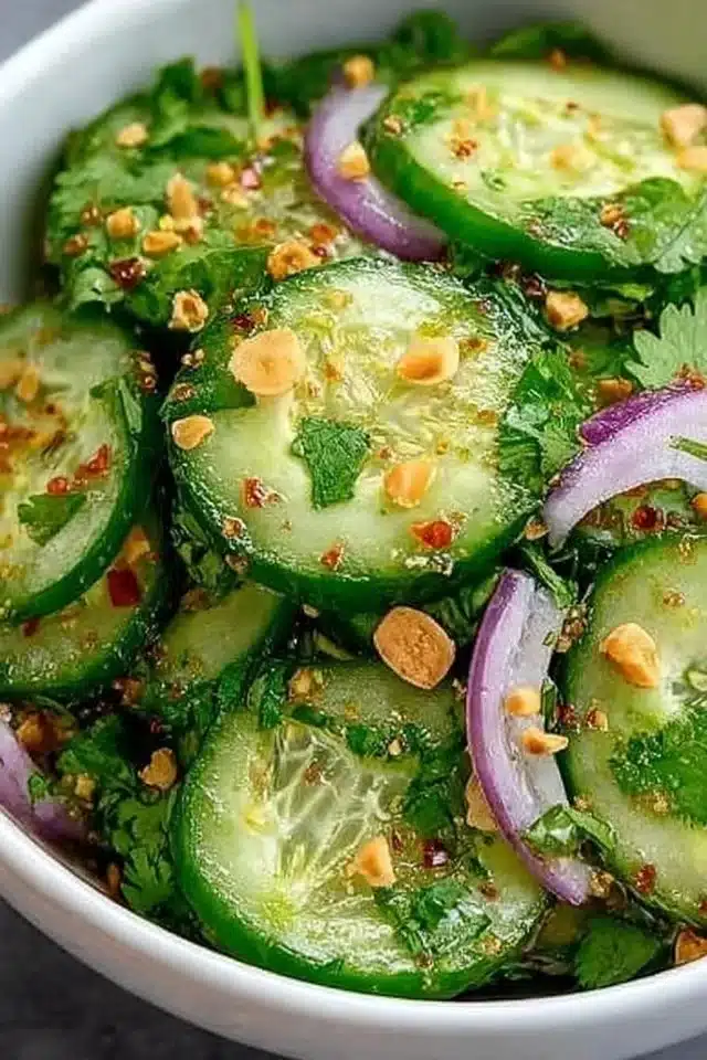 Tasty Thai Cucumber Salad