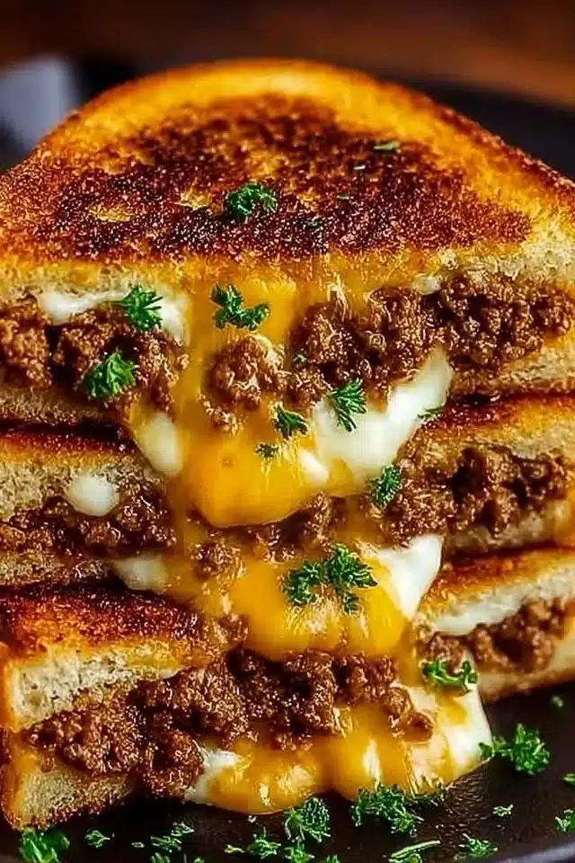 Homemade Ultimate Cheesy Ground Beef Melt Better Than Takeout 2 The Ultimate Cheesy Ground Beef Melt