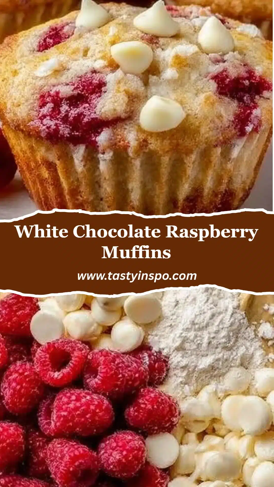 White Chocolate Raspberry Muffins
