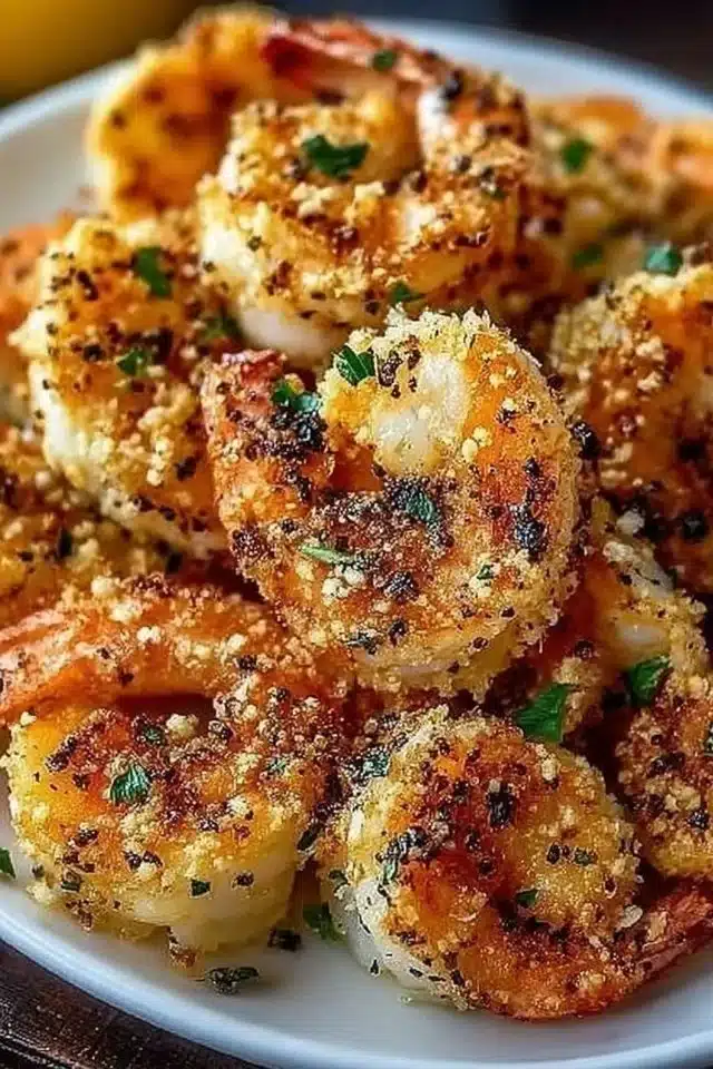 Air Fryer Garlic Parmesan Shrimp