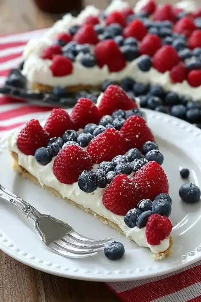 American Flag Fruit Pizza