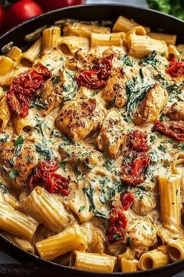 Quick Best Tuscan Chicken Pasta Ready in 30 Minutes 2 Best Tuscan Chicken Pasta