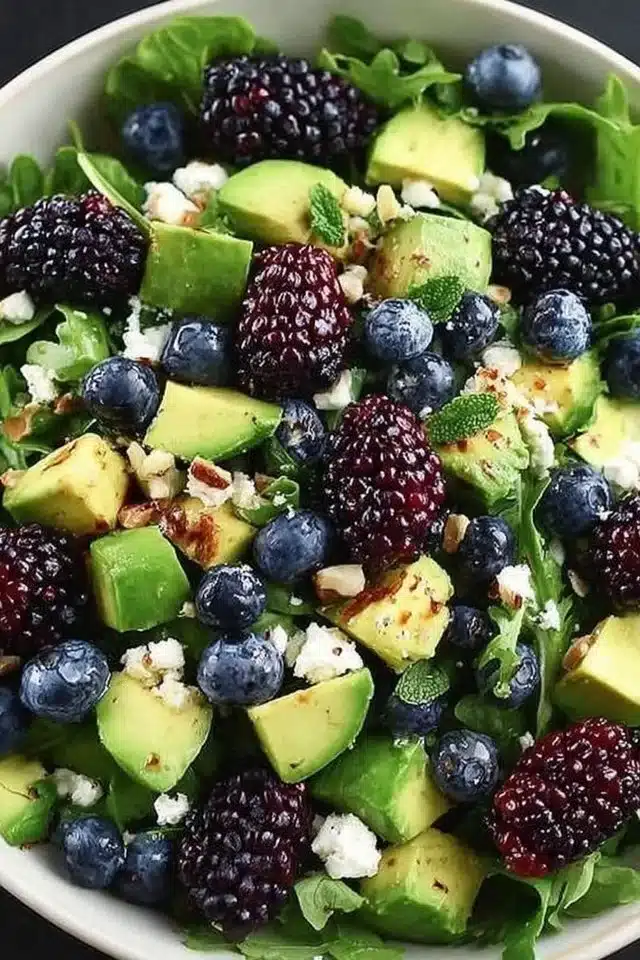 Blackberry Avocado Salad