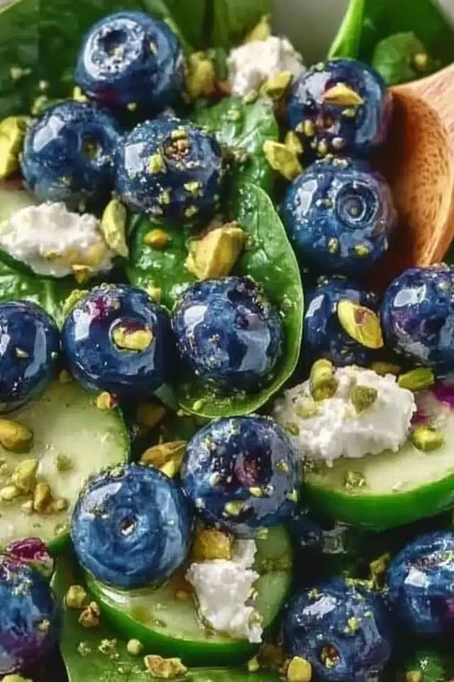 Blueberry Pistachio Spring Salad
