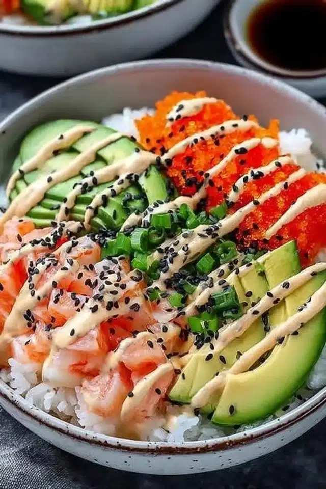 California Roll Sushi Bowls