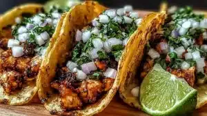 The Best Chicken Street Tacos for Taco Night at Home Delicious Chicken Street Tacos served with fresh toppings