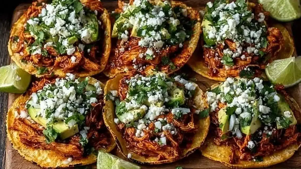 The Best Chicken Street Tacos for Taco Night at Home 1 Delicious Chicken Street Tacos served with fresh toppings