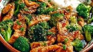 Chinese Chicken and Broccoli Easy Better Than Takeout Recipe Delicious Chinese Chicken and Broccoli dish served on a plate