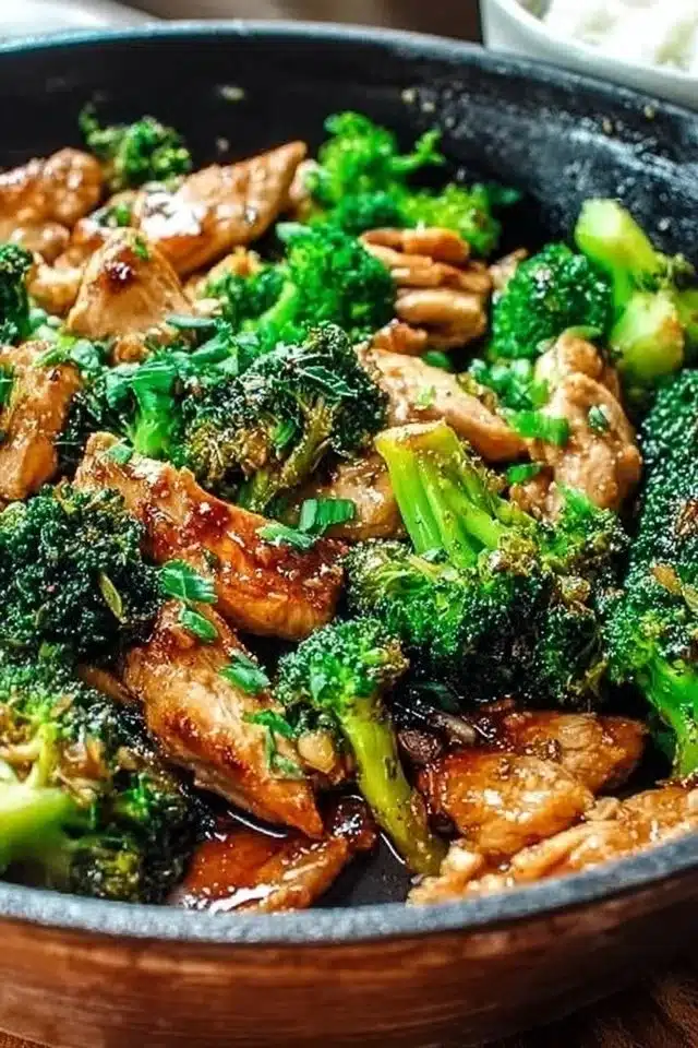 Chinese Chicken and Broccoli