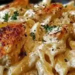 Creamy Cajun Chicken Pasta with bold flavors and spices in a delicious bowl