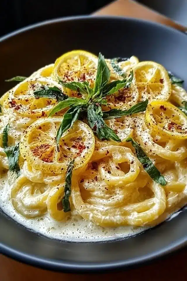 Creamy Lemon Ricotta Pasta