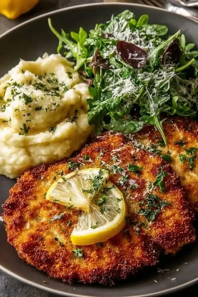 Crispy Chicken Milanese